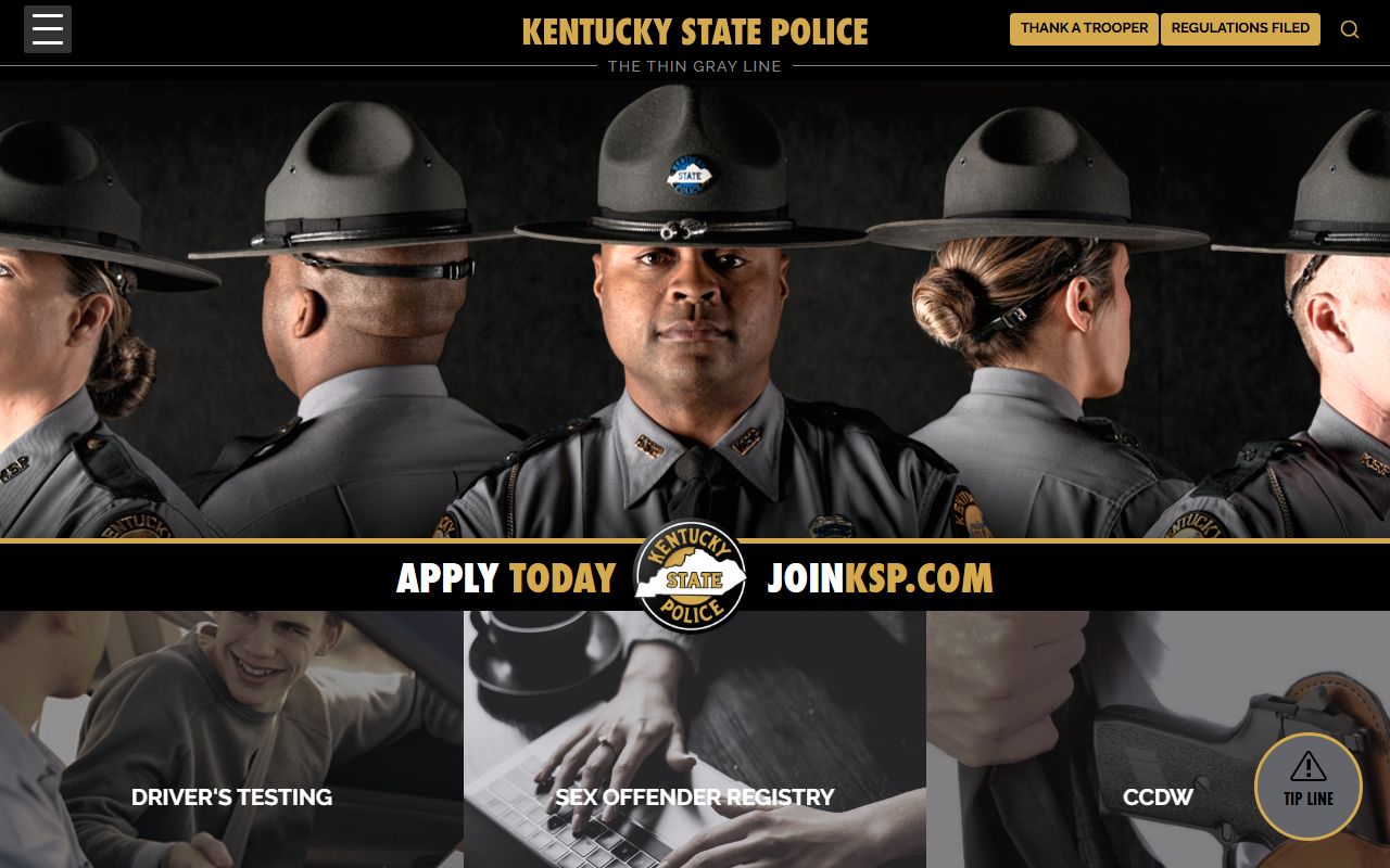 Taylor County court dockets Kentucky State Police public safety links
