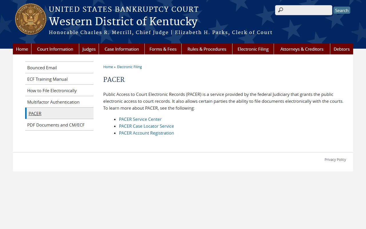 Taylor County Circuit Court bankruptcy PACER information