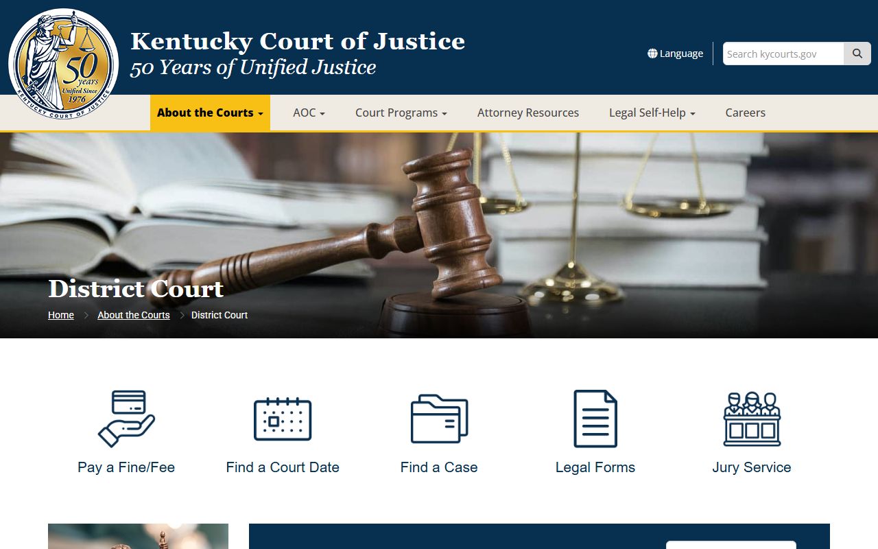 Taylor County court records Kentucky District Court overview